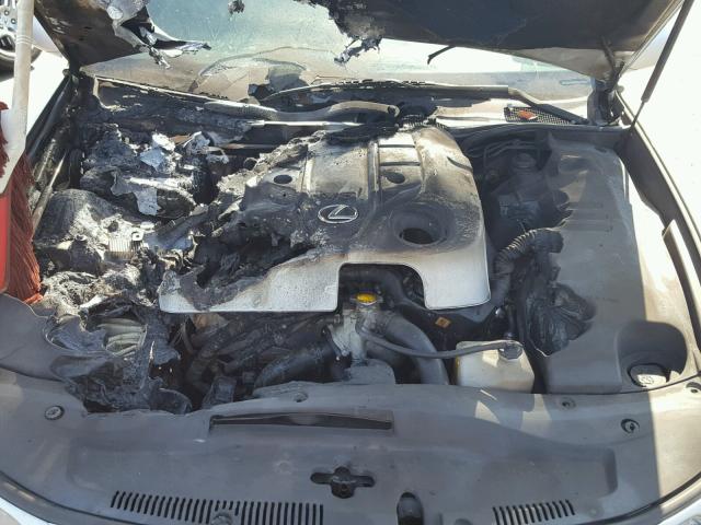 JTHBH96S665010184 - 2006 LEXUS GS GENERAT SILVER photo 7