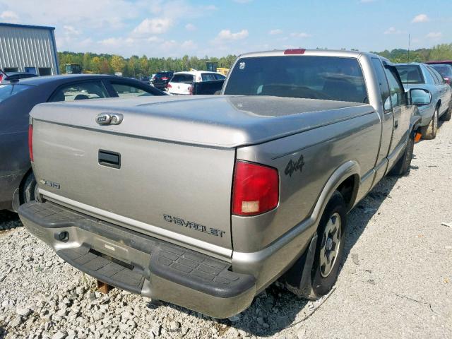 1GCDT19WXY8141788 - 2000 CHEVROLET S TRUCK S1 SILVER photo 4