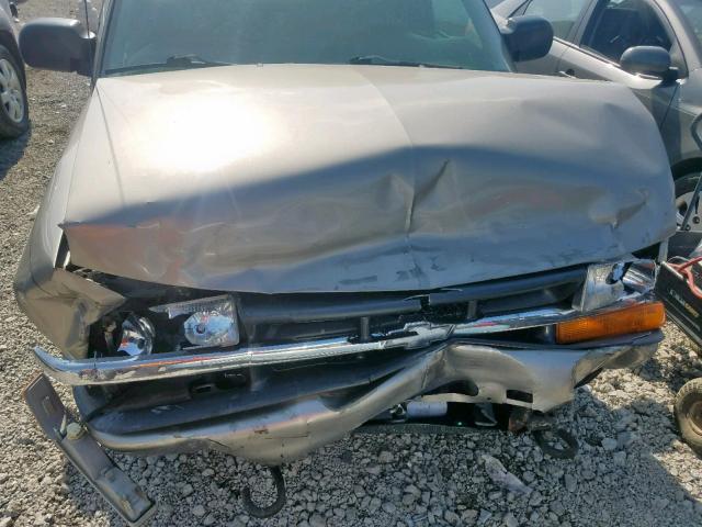 1GCDT19WXY8141788 - 2000 CHEVROLET S TRUCK S1 SILVER photo 7