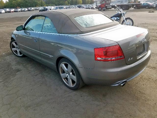 WAUDH48HX9K003420 - 2009 AUDI A4 3.2 CAB GOLD photo 3