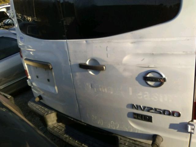 1N6BF0KY5GN810440 - 2016 NISSAN NV 1500 S WHITE photo 9