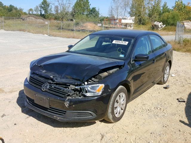 3VW2K7AJ2DM294388 - 2013 VOLKSWAGEN JETTA BASE 黑色 照片 2