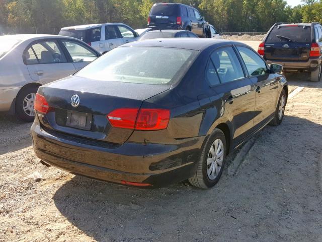 3VW2K7AJ2DM294388 - 2013 VOLKSWAGEN JETTA BASE 黑色 照片 4