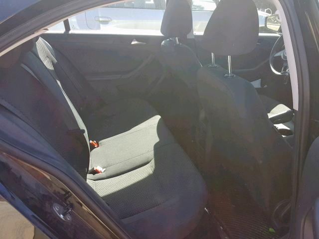 3VW2K7AJ2DM294388 - 2013 VOLKSWAGEN JETTA BASE 黑色 照片 6