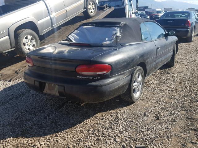 3C3EL55H8TT293439 - 1996 CHRYSLER SEBRING JX BLACK photo 4