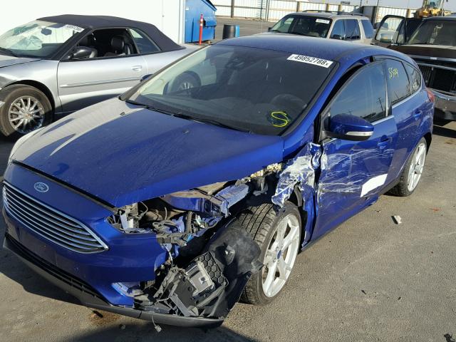 1FADP3N21FL208006 - 2015 FORD FOCUS TITA BLUE photo 2