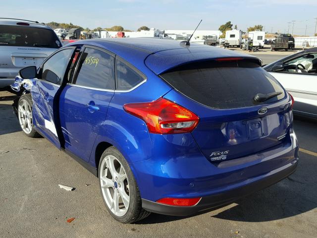 1FADP3N21FL208006 - 2015 FORD FOCUS TITA BLUE photo 3