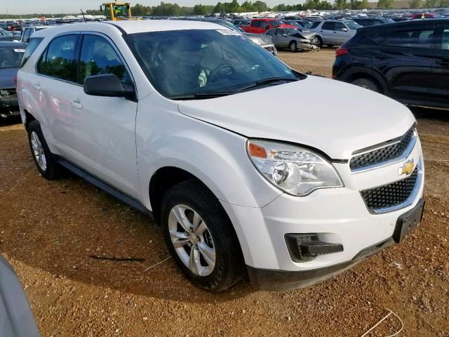 2GNALAEK3E6381246 - 2014 CHEVROLET EQUINOX LS WHITE photo 1