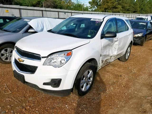 2GNALAEK3E6381246 - 2014 CHEVROLET EQUINOX LS WHITE photo 2