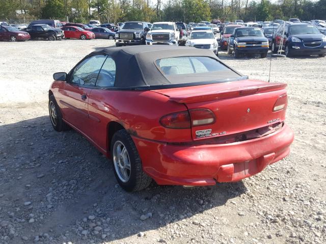 4G1JF32D8SB100804 - 1995 CHEVROLET CAVALIER L RED photo 3