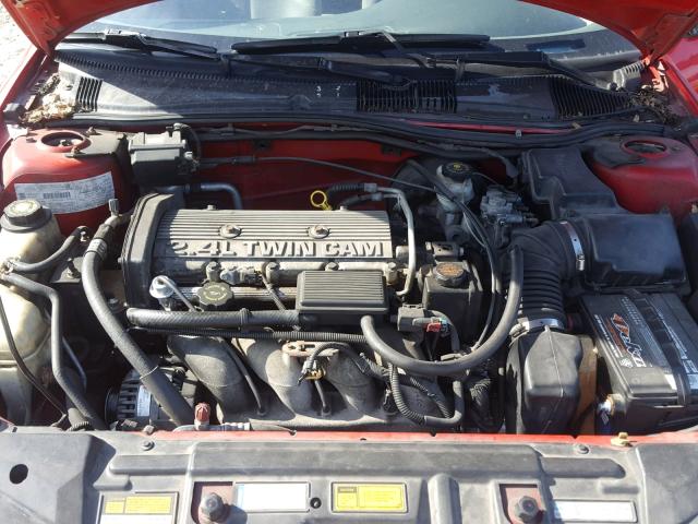 4G1JF32D8SB100804 - 1995 CHEVROLET CAVALIER L RED photo 7