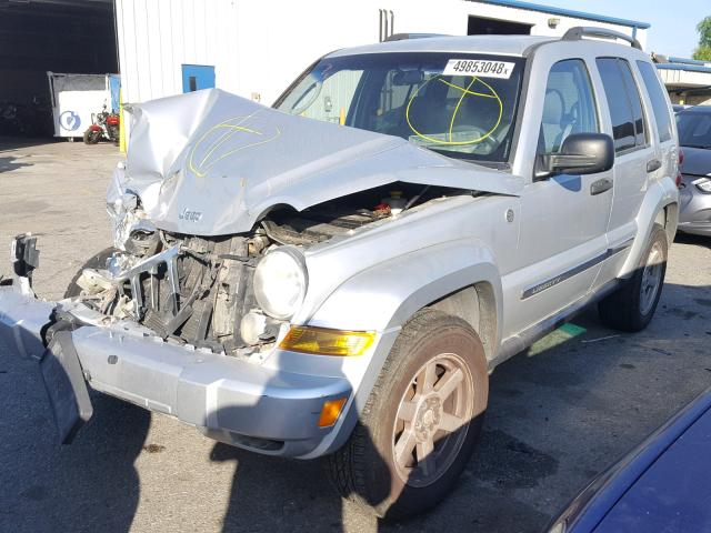 1J4GL58K46W184884 - 2006 JEEP LIBERTY LI SILVER photo 2