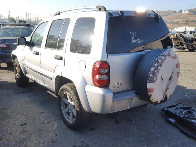 1J4GL58K46W184884 - 2006 JEEP LIBERTY LI SILVER photo 3