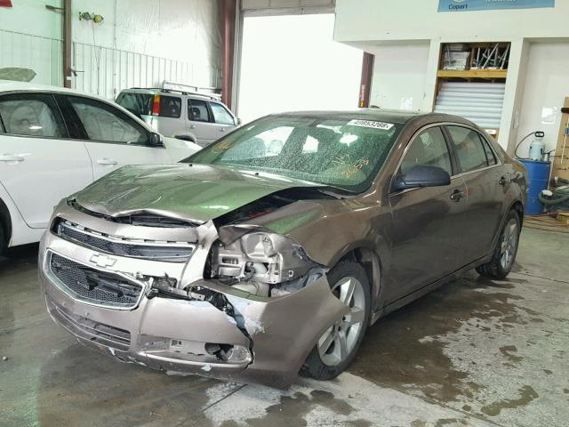 1G1ZB5EB4AF262653 - 2010 CHEVROLET MALIBU LS 棕色 照片 2