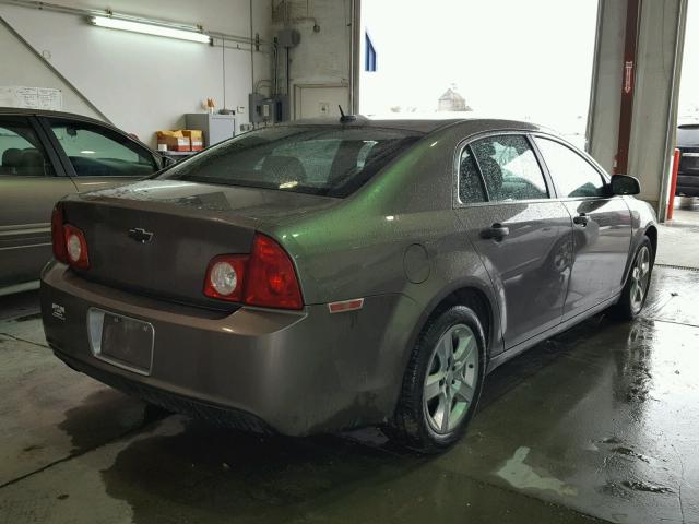 1G1ZB5EB4AF262653 - 2010 CHEVROLET MALIBU LS 棕色 照片 4