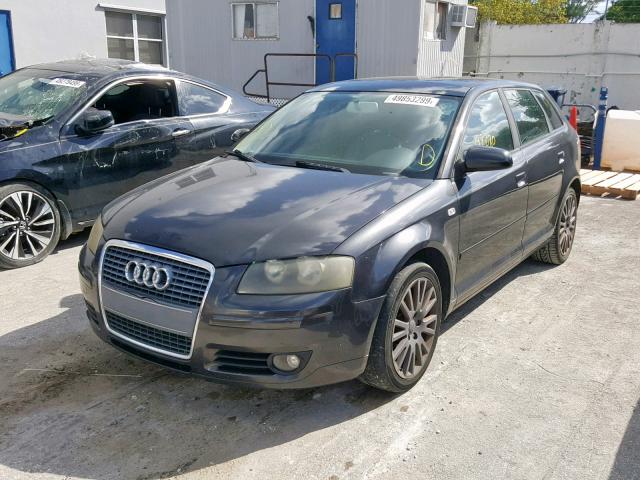 WAUNF78P27A172577 - 2007 AUDI A3 2.0 PRE CHARCOAL photo 2