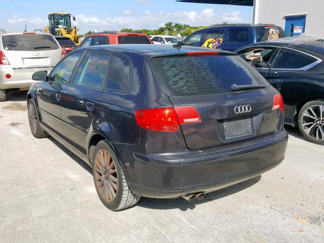 WAUNF78P27A172577 - 2007 AUDI A3 2.0 PRE CHARCOAL photo 3