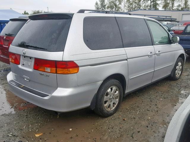 5FNRL18913B003437 - 2003 HONDA ODYSSEY EX SILVER photo 4