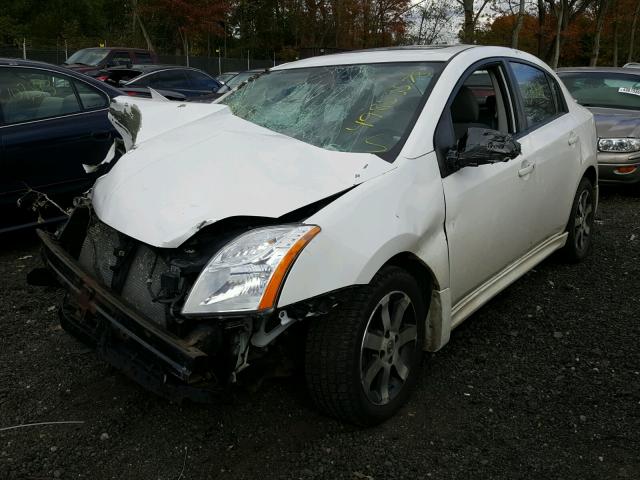 3N1AB6AP7BL716030 - 2011 NISSAN SENTRA 2.0 WHITE photo 2