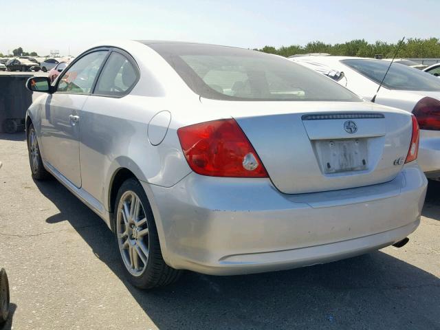 JTKDE167760086146 - 2006 TOYOTA SCION TC ვერცხლისფერი ფოტო 3