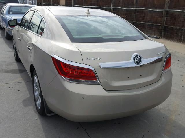 1G4GC5GD3BF227500 - 2011 BUICK LACROSSE C GOLD photo 9