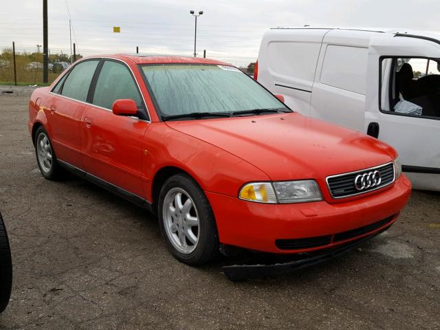 WAUED28D5WA184820 - 1998 AUDI A4 2.8 QUA RED photo 1