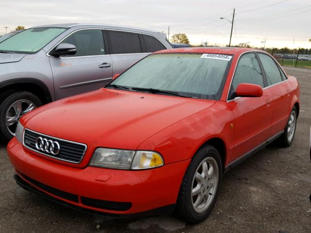 WAUED28D5WA184820 - 1998 AUDI A4 2.8 QUA RED photo 2