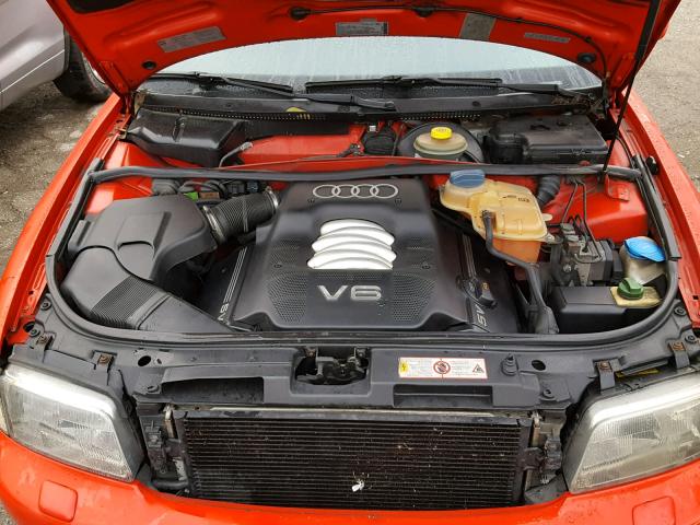 WAUED28D5WA184820 - 1998 AUDI A4 2.8 QUA RED photo 7