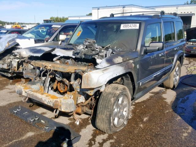 1J8HG58P57C595894 - 2007 JEEP COMMANDER ნაცრისფერი ფოტო 2
