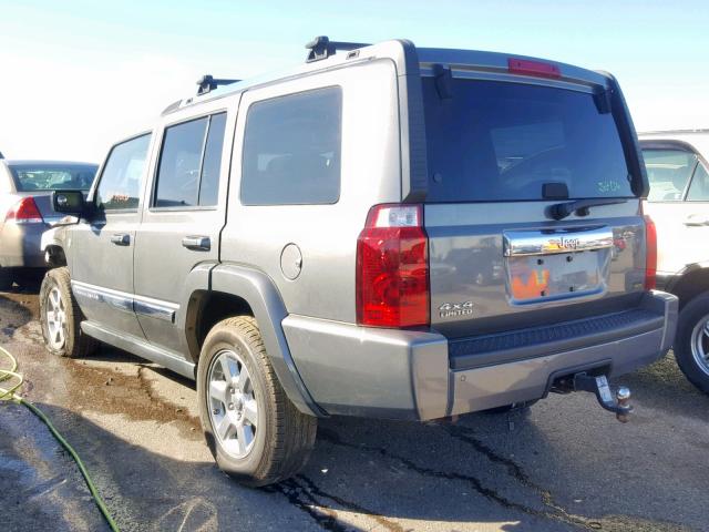1J8HG58P57C595894 - 2007 JEEP COMMANDER ნაცრისფერი ფოტო 3