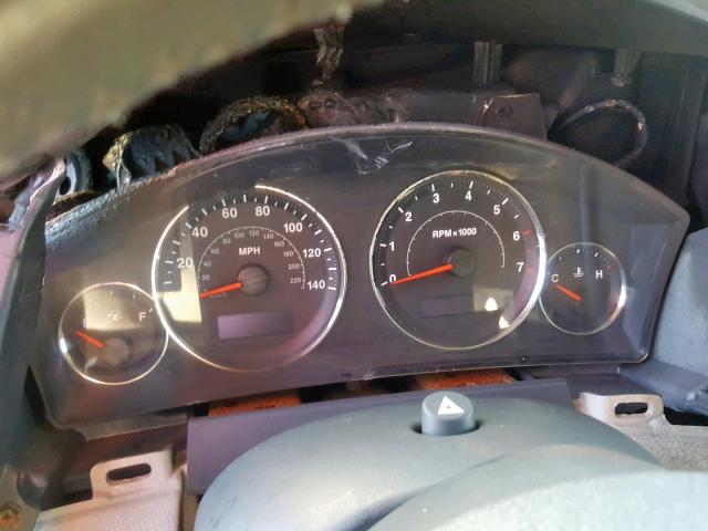 1J8HG58P57C595894 - 2007 JEEP COMMANDER ნაცრისფერი ფოტო 8