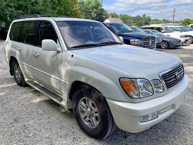 JTJHT00W423515595 - 2002 LEXUS LX 470 WHITE photo 1