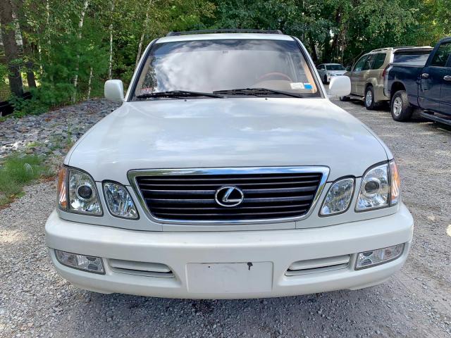 JTJHT00W423515595 - 2002 LEXUS LX 470 WHITE photo 3