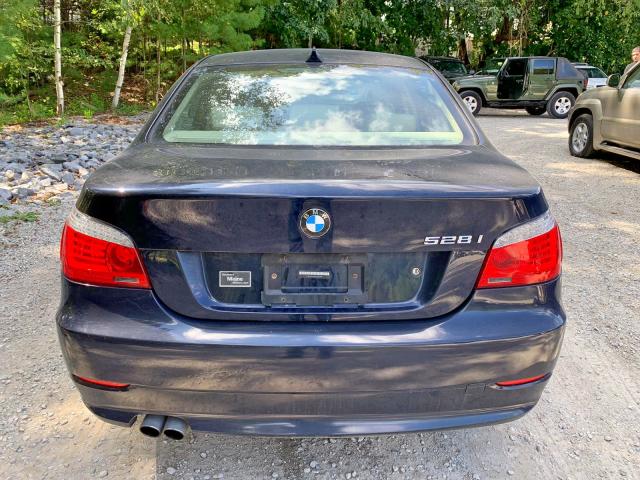 WBANV13559C151705 - 2009 BMW 528 XI BLUE photo 7