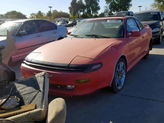 JT2ST87F3L0006672 - 1990 TOYOTA CELICA GT RED photo 2