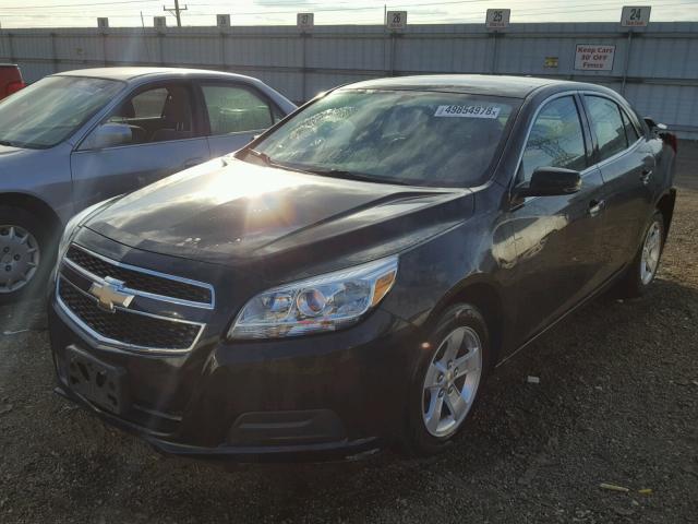 1G11C5SA4DF134584 - 2013 CHEVROLET MALIBU 1LT BLACK photo 2