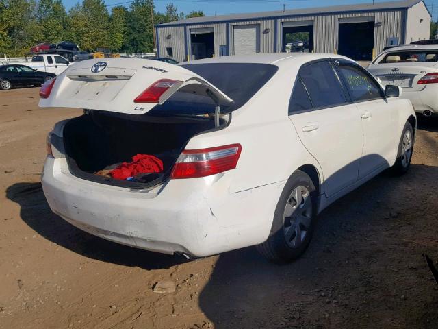 4T1BE46K77U715429 - 2007 TOYOTA CAMRY NEW WHITE photo 4