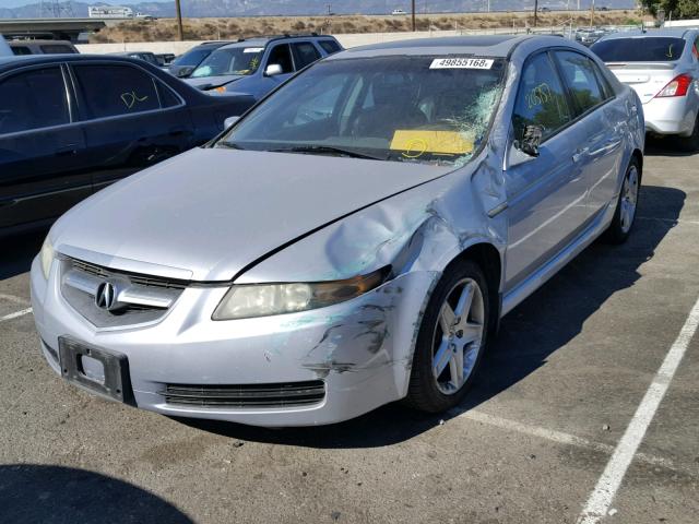 19UUA66274A042970 - 2004 ACURA TL SILVER photo 2