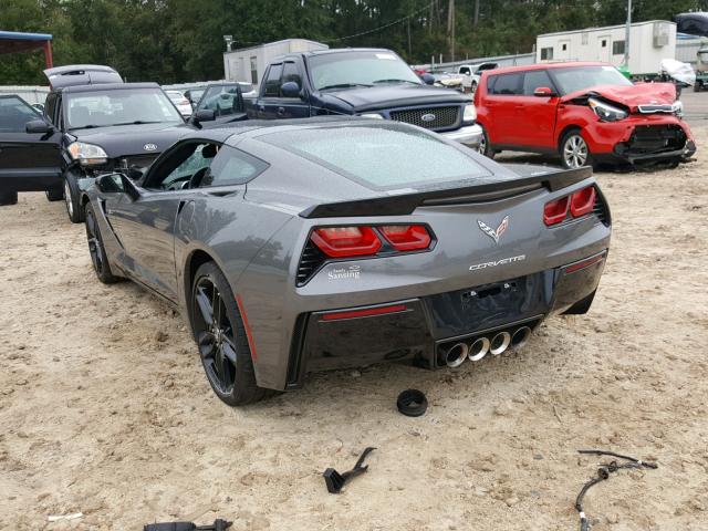 1G1YJ2D73F5123637 - 2015 CHEVROLET CORVETTE S GRAY photo 3