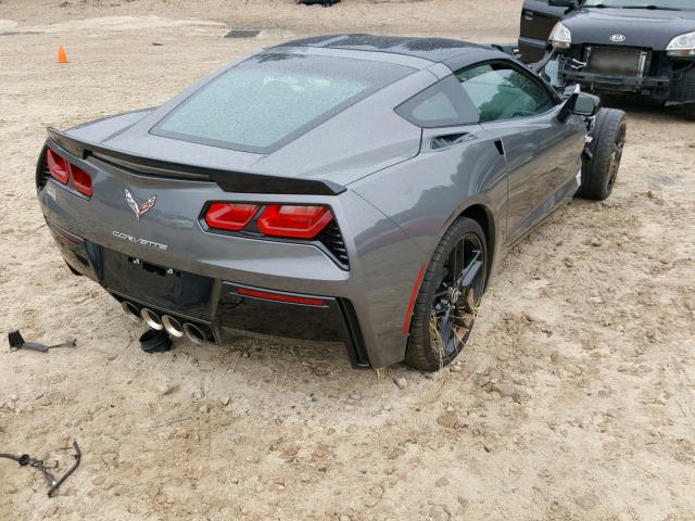 1G1YJ2D73F5123637 - 2015 CHEVROLET CORVETTE S GRAY photo 4