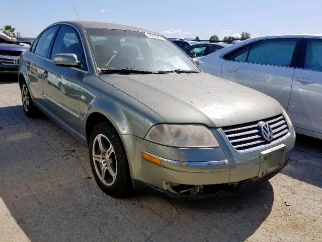 WVWMD63B63P273901 - 2003 VOLKSWAGEN PASSAT GL GREEN photo 1