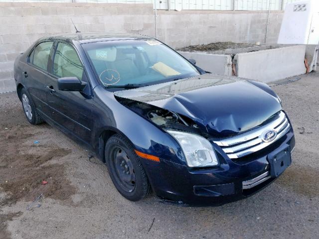 3FAHP06Z38R271270 - 2008 FORD FUSION S BLUE photo 1