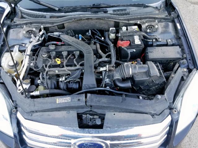 3FAHP06Z38R271270 - 2008 FORD FUSION S BLUE photo 7