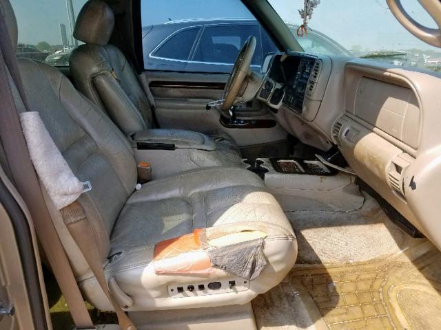 1GYEK63R5YR172135 - 2000 CADILLAC ESCALADE L BEIGE photo 5