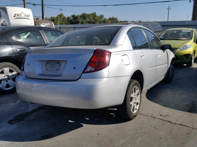 1G8AJ52F63Z109220 - 2003 SATURN ION LEVEL SILVER photo 4