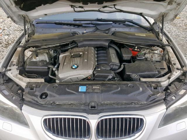 WBANF335X6CS37404 - 2006 BMW 525 XI SILVER photo 7