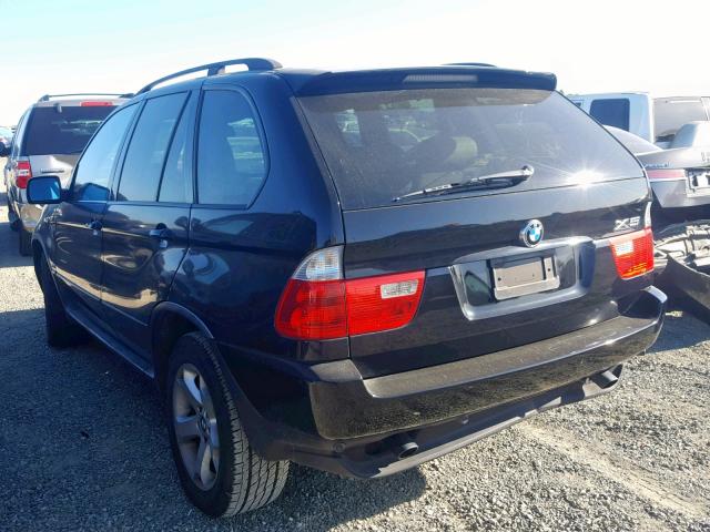 5UXFA135X5LY23169 - 2005 BMW X5 3.0I BLACK photo 3