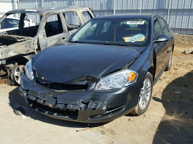 2G1WB5E34G1137910 - 2016 CHEVROLET IMPALA LIM GREEN photo 2