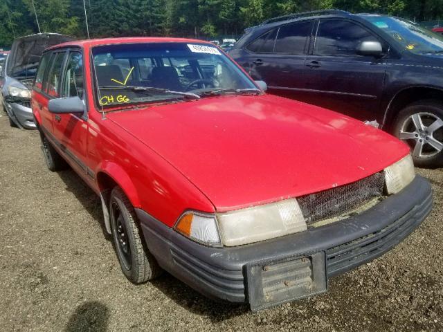 1G1JC84T8P7217420 - 1993 CHEVROLET CAVALIER R RED photo 1