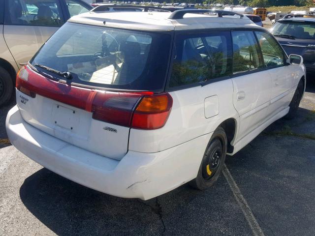 4S3BH645317309867 - 2001 SUBARU LEGACY GT WHITE photo 4